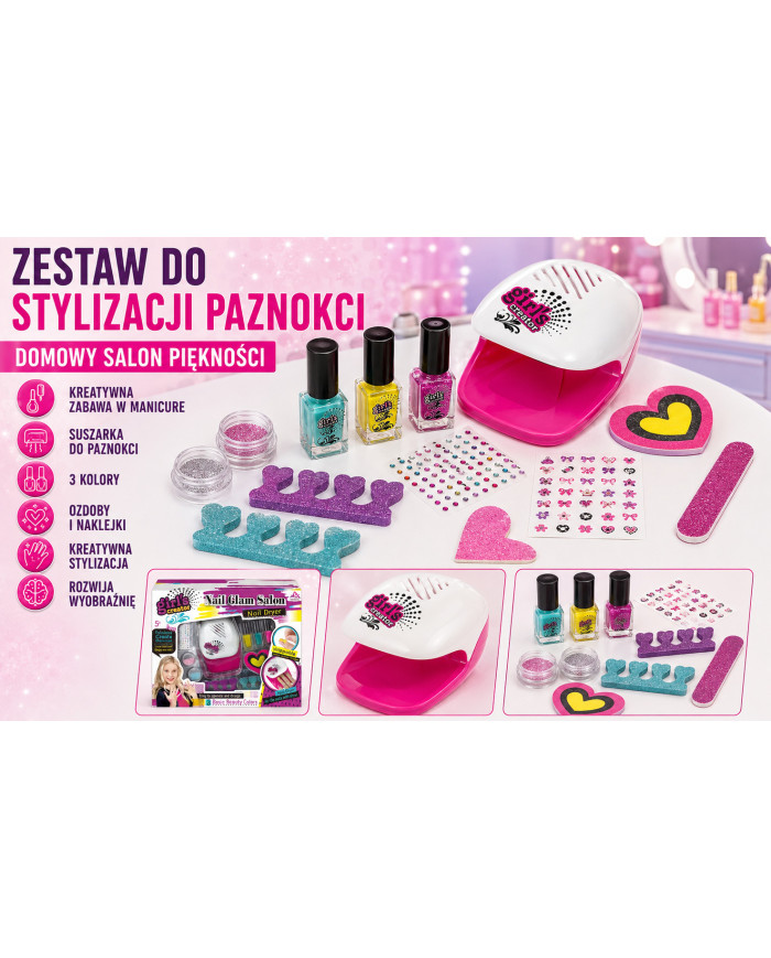 ZESTAW DO STYLIZACJI PAZNOKCI