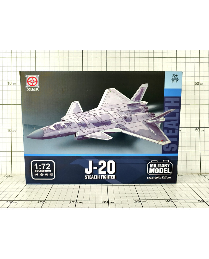 SAMOLOT DO SKŁADANIA J-20 W PUDEŁKU