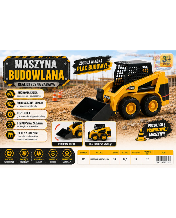 MASZYNA BUDOWLANA KLOSZ