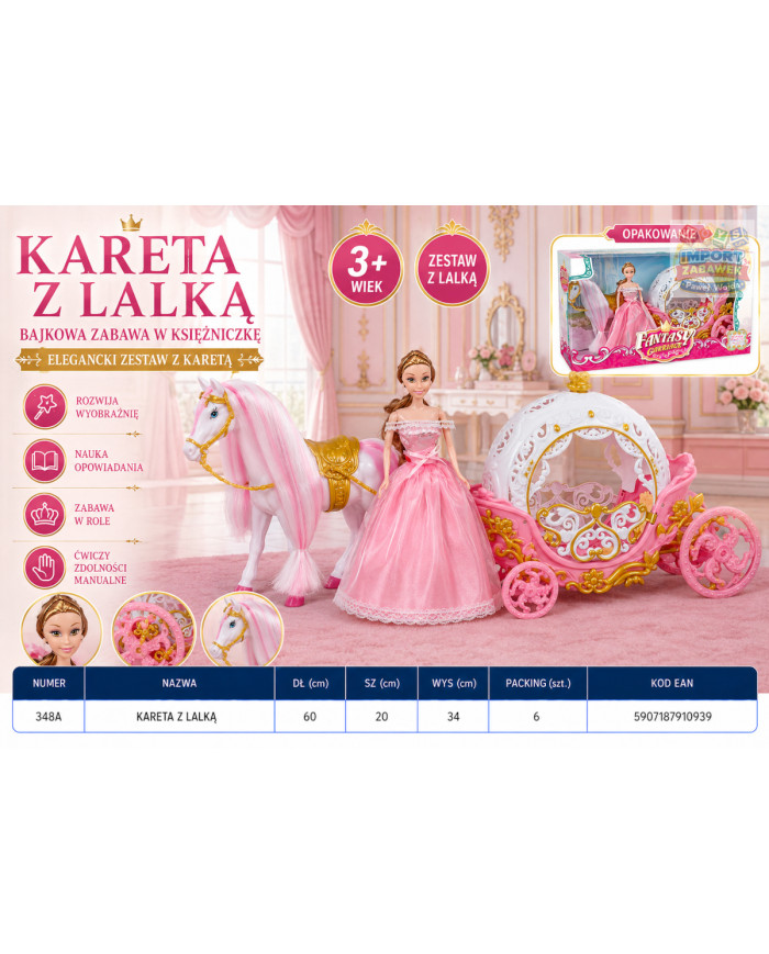 KARETA Z LALKĄ 348A IMP