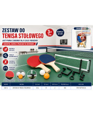 ZESTAW DO TENISA STOŁOWEGO PLEXI